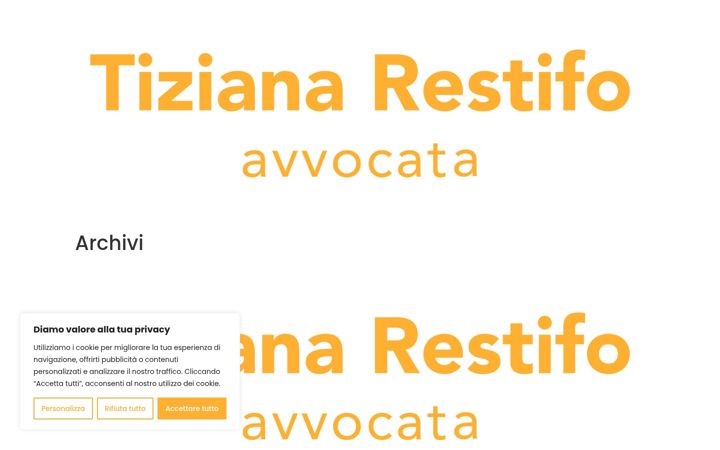 Screenshot of avvocatatizianarestifo.it
