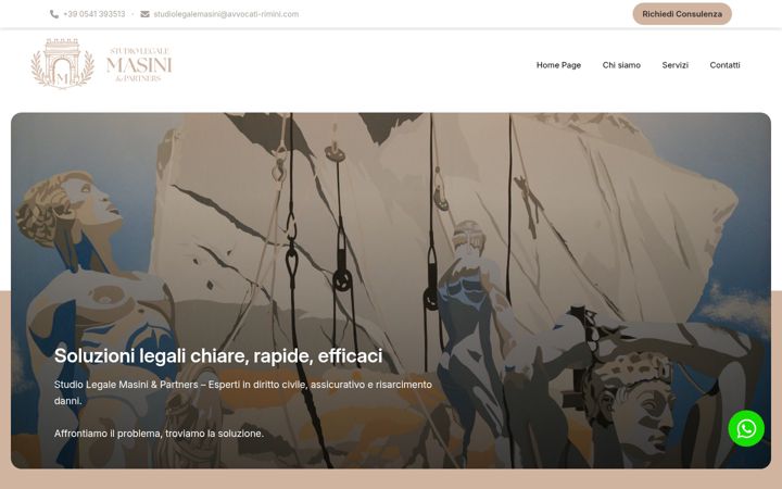 Screenshot of avvocati-rimini.com