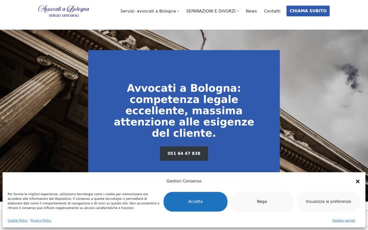 Screenshot of avvocatiabologna.it