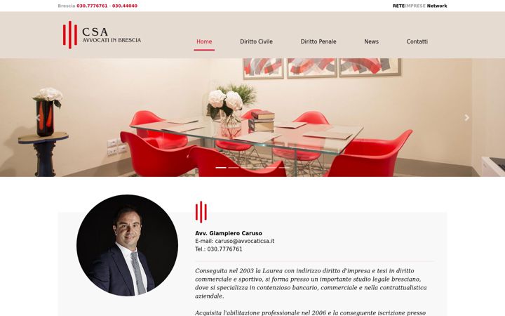 Screenshot of avvocaticsa.it
