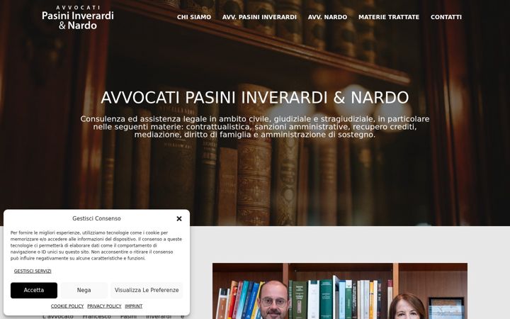 Captura de ecrã de avvocatipasininardo.it