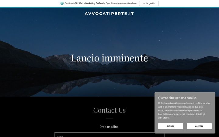 Captura de ecrã de avvocatiperte.it