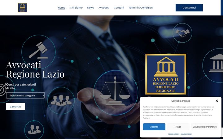 Ekrano kopija avvocatiregionelazio.it