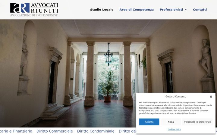 Ekrano kopija avvocatiriuniti.it