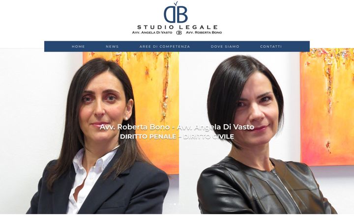 Snímek obrazovky avvocatisaronno.it