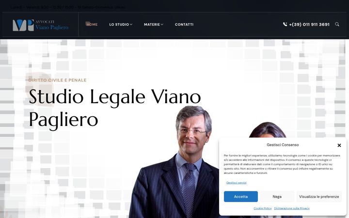 Screenshot του avvocativianopagliero.it