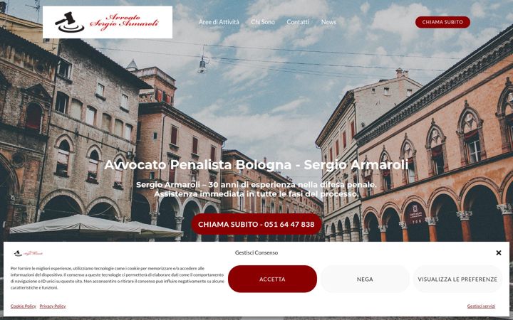 Ekraanipilt saidist avvocato-penalista-bologna.it