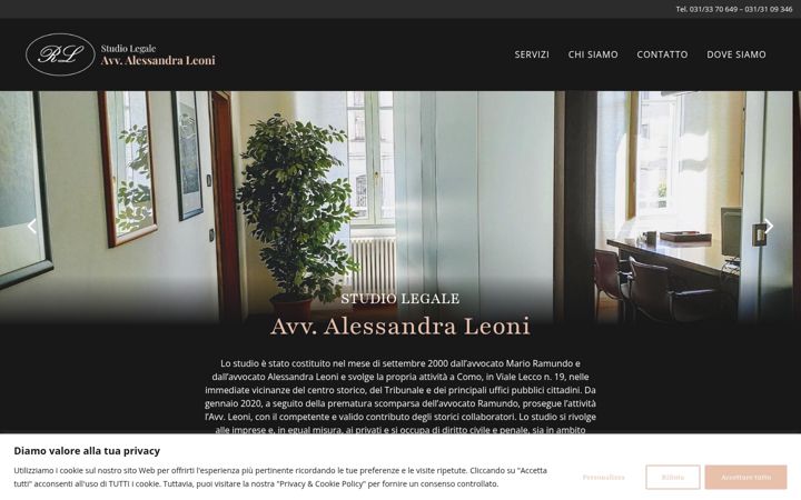 Screenshot του avvocatoalessandraleoni.it
