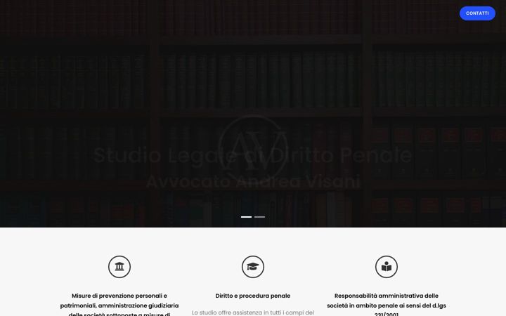 Screenshot of avvocatoandreavisani.it