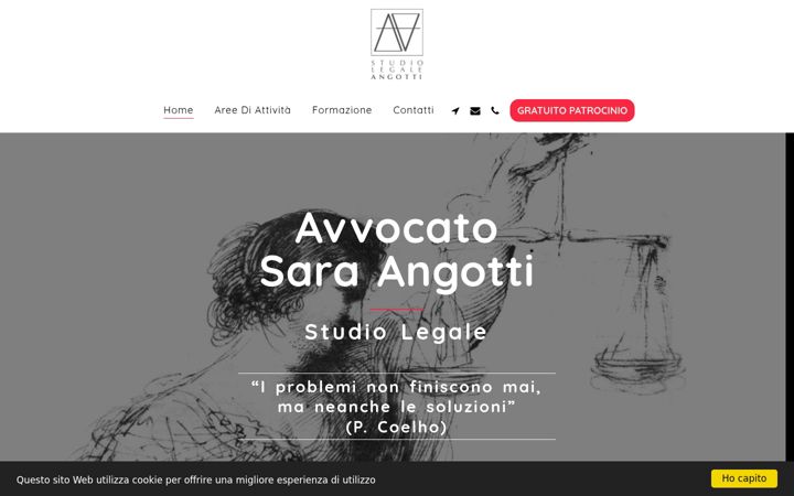 Ekraanipilt saidist avvocatoangotti.it
