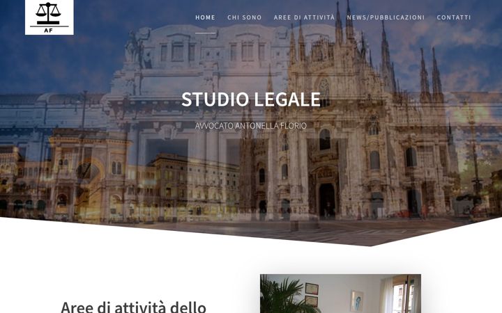 Screenshot of avvocatoantonellaflorio.it