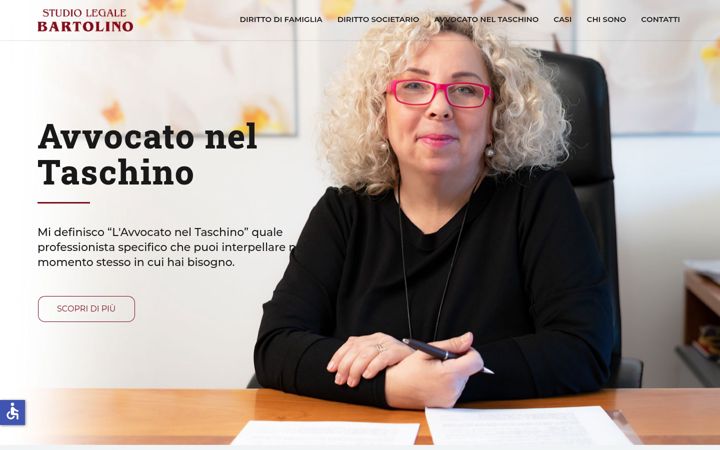 Screenshot of avvocatobartolino.eu