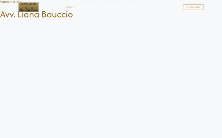 Screenshot του avvocatobauccio.it