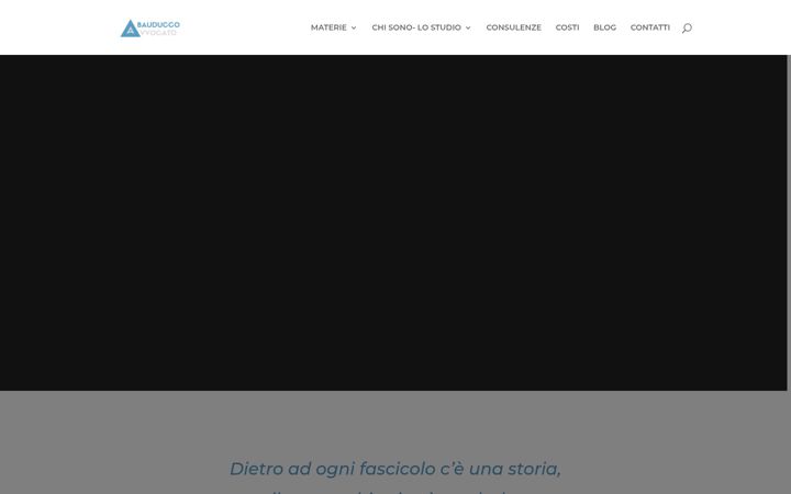 Screenshot of avvocatobauducco.it