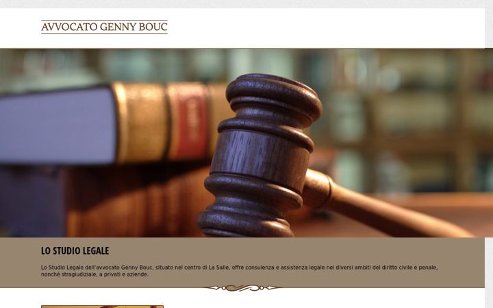 Screenshot of avvocatobouc.com