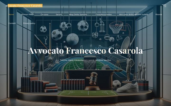 Captura de ecrã de avvocatocasarola.it