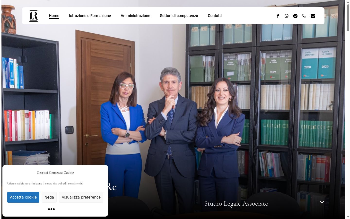 Captura de pantalla del banner de consentimiento mostrado antes de cualquier interacción