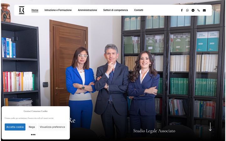 Screenshot of avvocatoclaudiolore.it