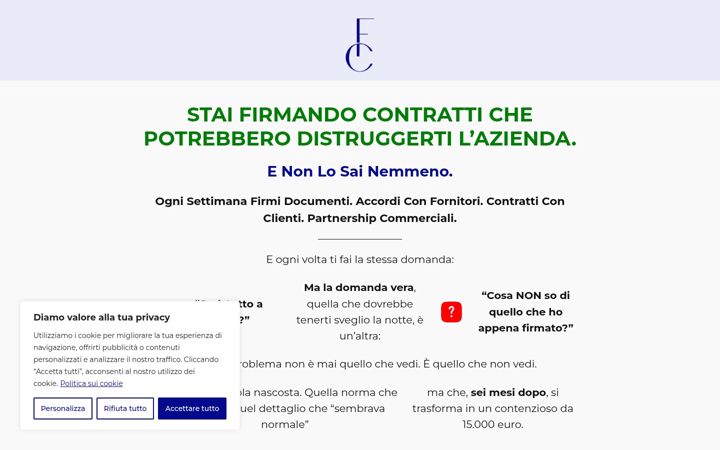 Screenshot of avvocatocostagli.it