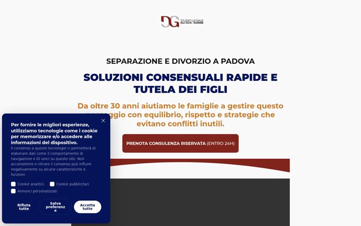 Screenshot of avvocatodalloglio.it
