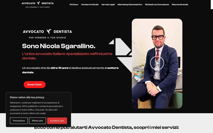 Screenshot of avvocatodentista.it