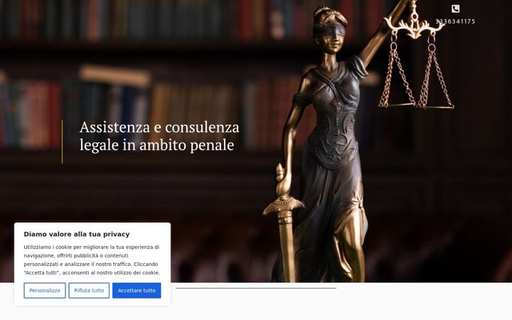 Screenshot of avvocatodespirito.it