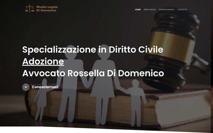 Screenshot of avvocatodidomenico.it