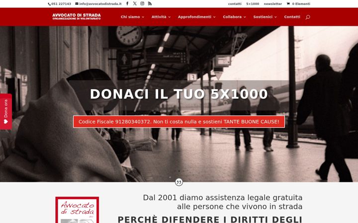 Screenshot of avvocatodistrada.it