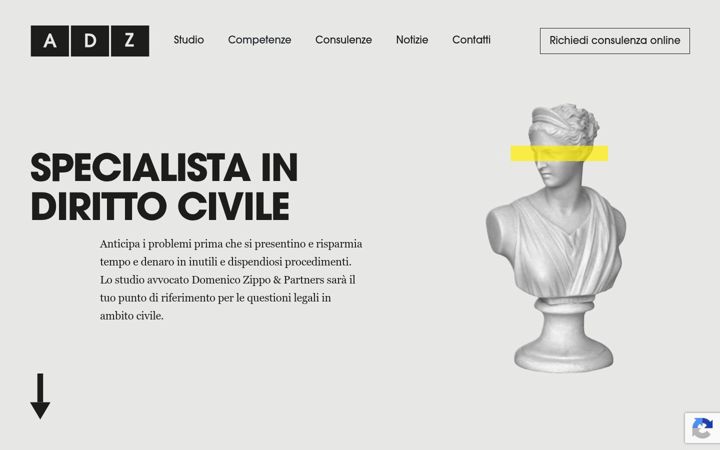Screenshot of avvocatodomenicozippo.it