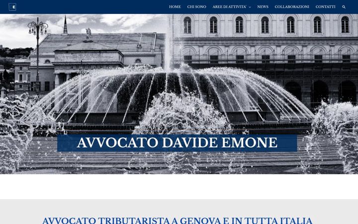 Ekraanipilt saidist avvocatoemone.it