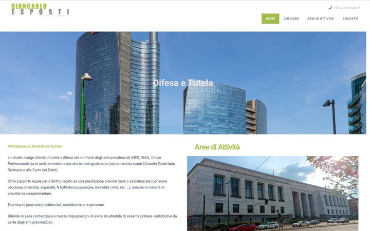 Screenshot of avvocatoesposti.it