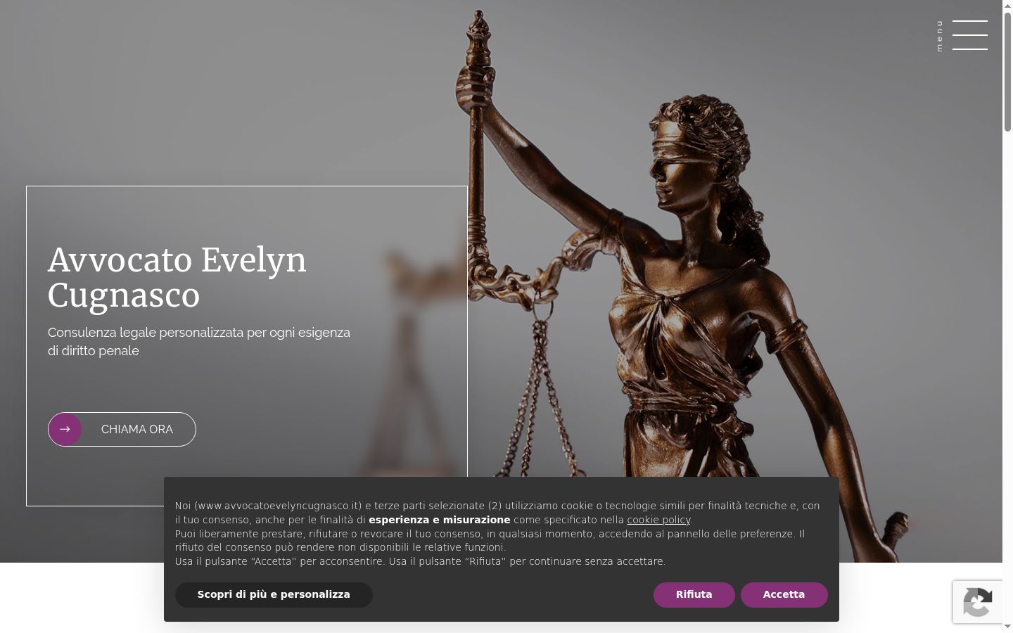 Screenshot des Einwilligungsbanners vor jeglicher Interaktion