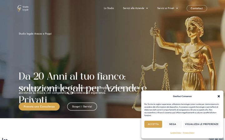 Screenshot of avvocatofantoni.it