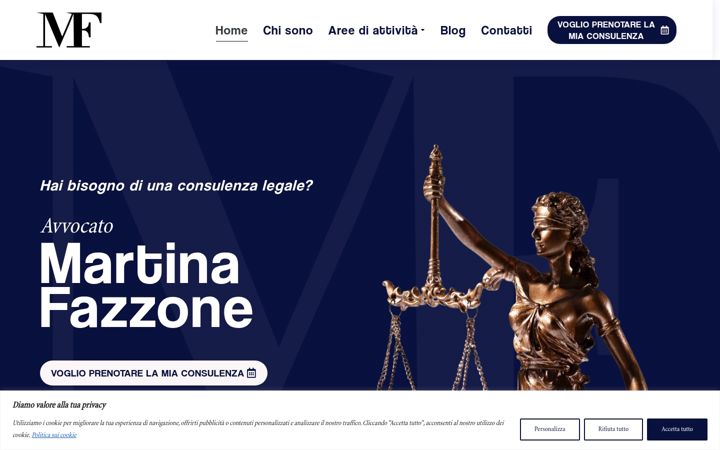 Ekraanipilt saidist avvocatofazzone.it