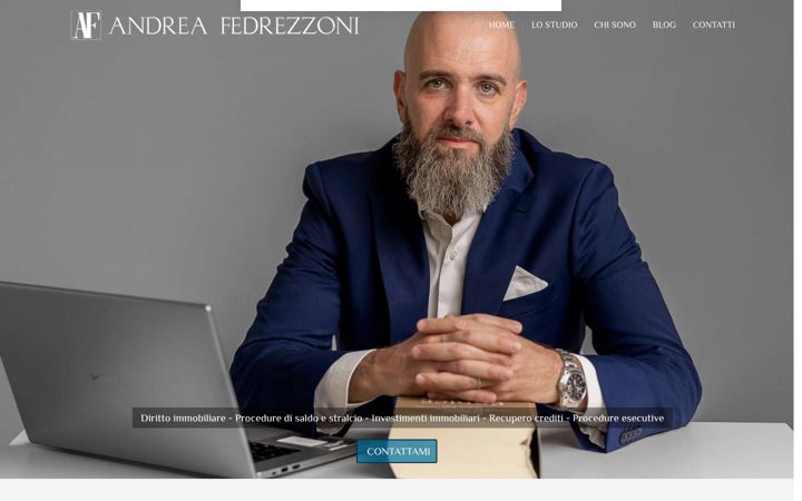 Screenshot of avvocatofedrezzoni.com