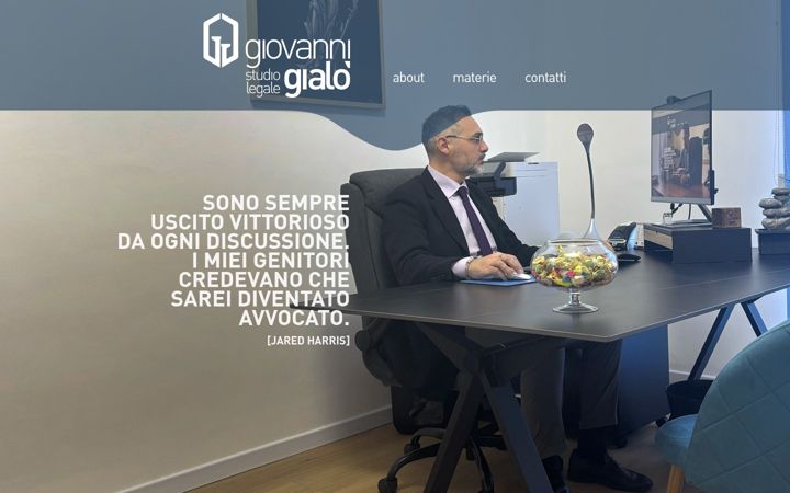 Screenshot of avvocatogialo.it