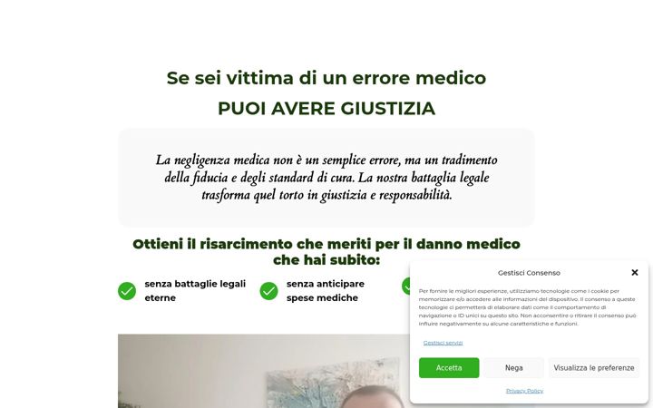 Screenshot of avvocatogiglia.it
