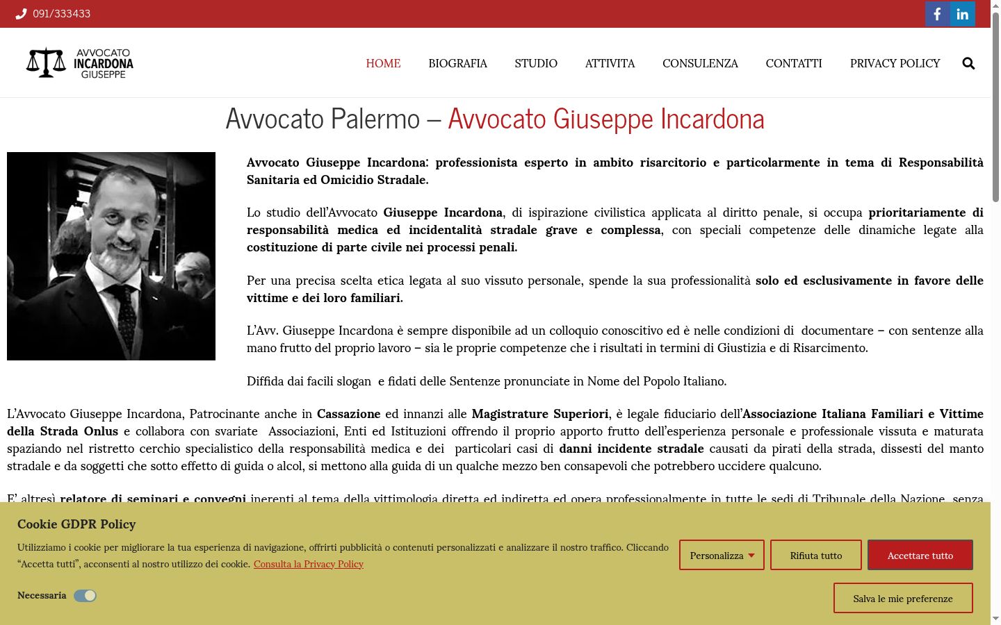 Screenshot tal-banner tal-kunsens muri qabel kwalunkwe interazzjoni