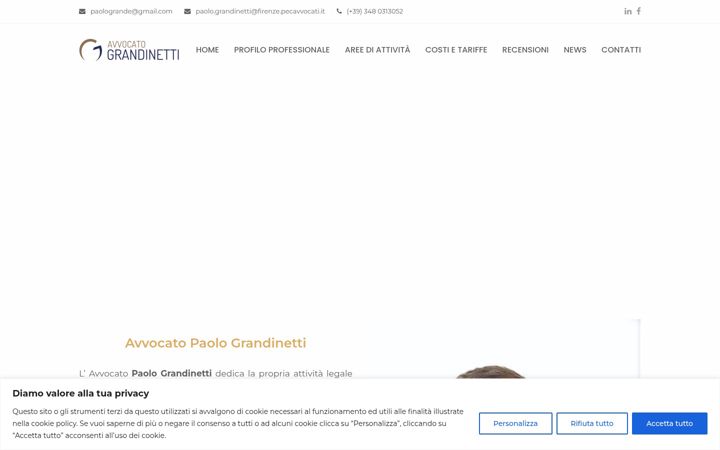 Captura de ecrã de avvocatograndinetti.it