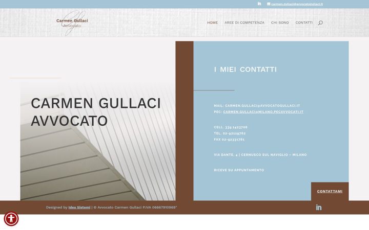 Screenshot of avvocatogullaci.it