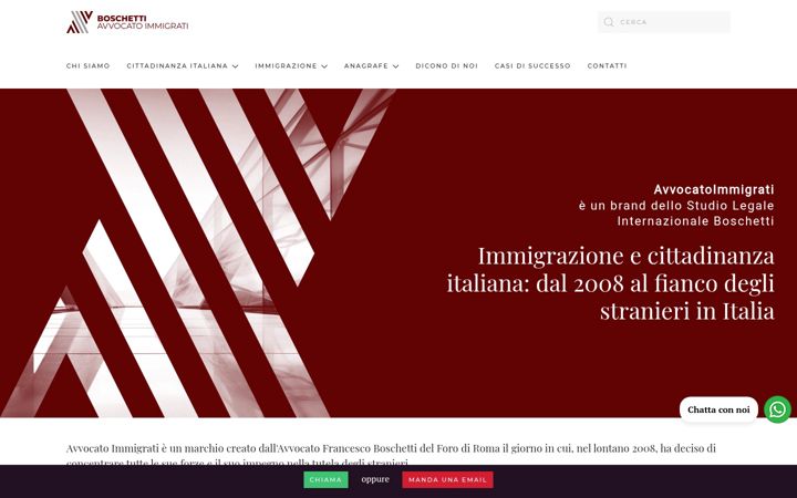 Képernyőkép: avvocatoimmigrati.it