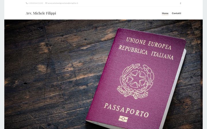 Screenshot of avvocatoimmigrazione.info