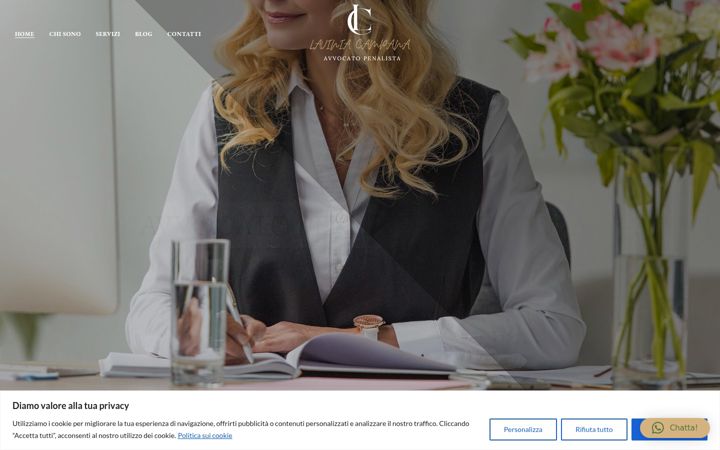 Screenshot of avvocatolaviniacampana.it
