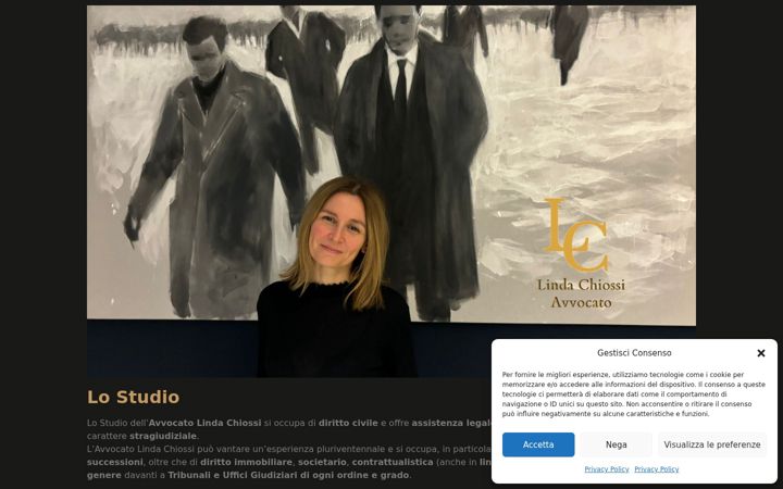 Screenshot of avvocatolindachiossi.it