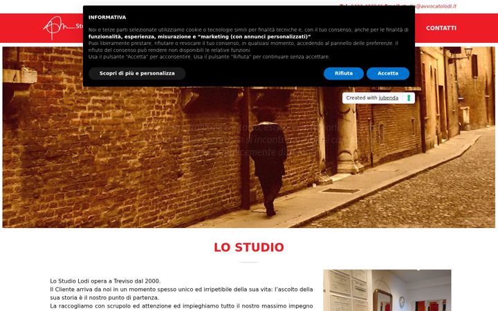 Screenshot of avvocatolodi.it
