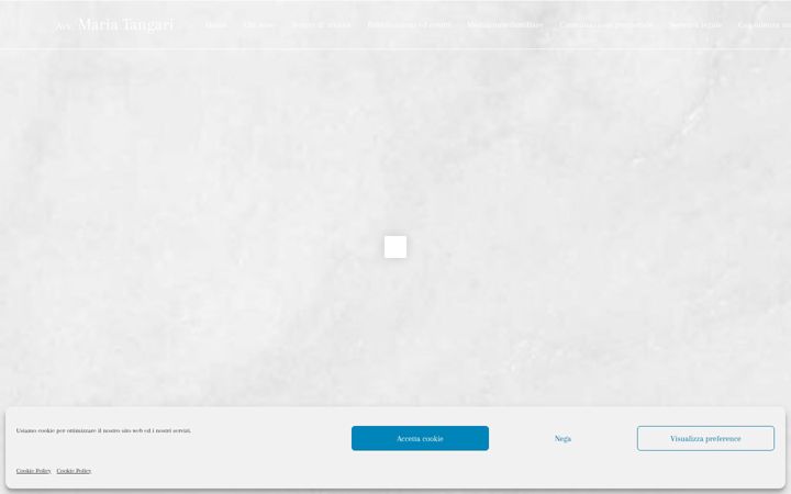 Screenshot of avvocatomariatangari.it
