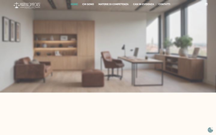 Screenshot of avvocatomartinacamporese.it