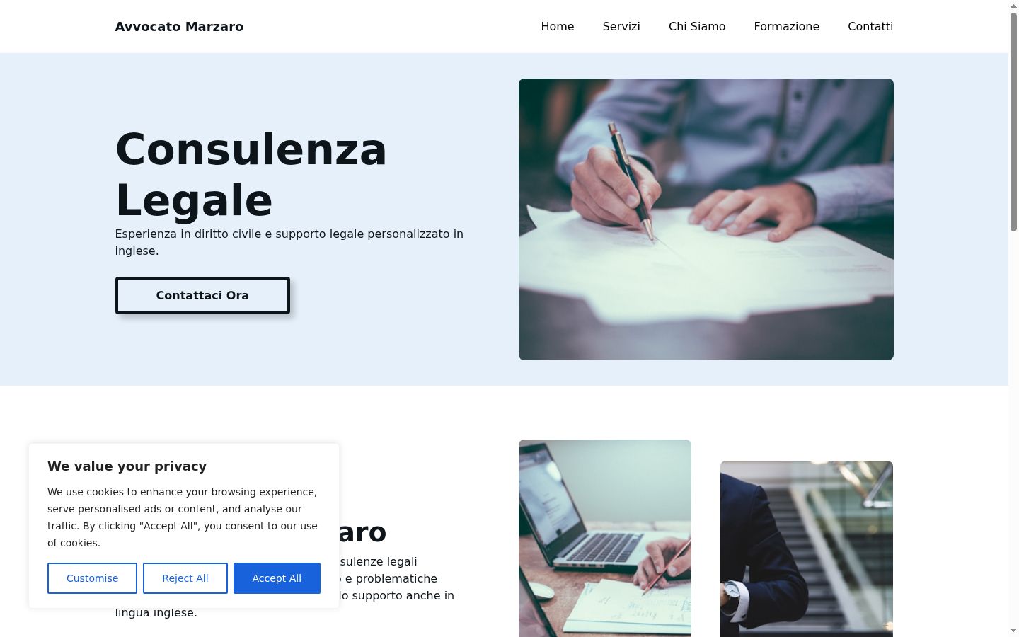Snímka obrazovky banera súhlasu zobrazeného pred akoukoľvek interakciou
