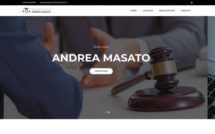 Screenshot of avvocatomasato.it