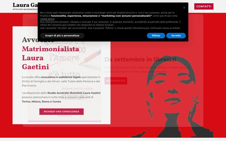 Screenshot of avvocatomatrimonialista.org